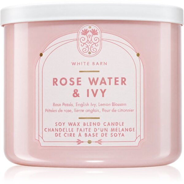 Bath & Body Works Rose Water & Ivy candela profumata 411 g
