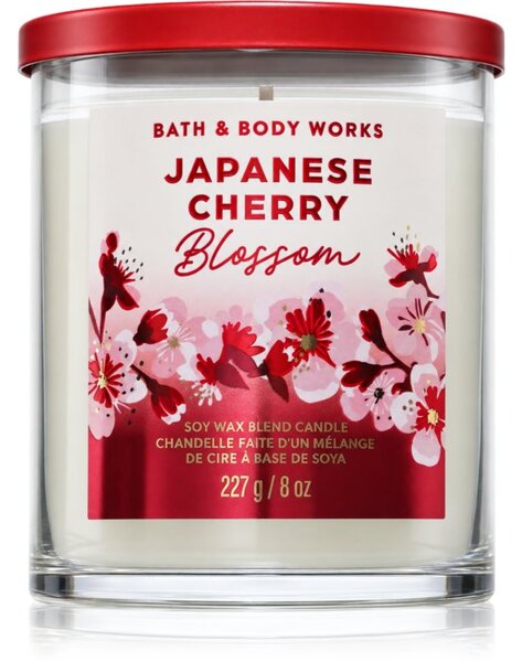 Bath & Body Works Japanese Cherry Blossom candela profumata 227 g