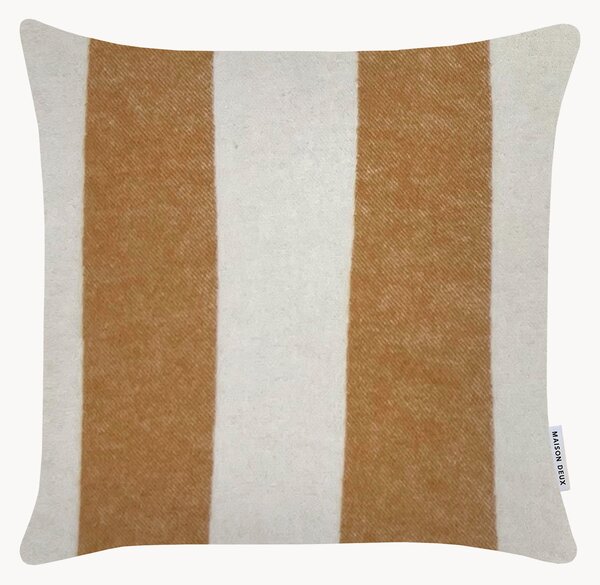Copricuscino decorativo in lana neozelandese Rough Stripe