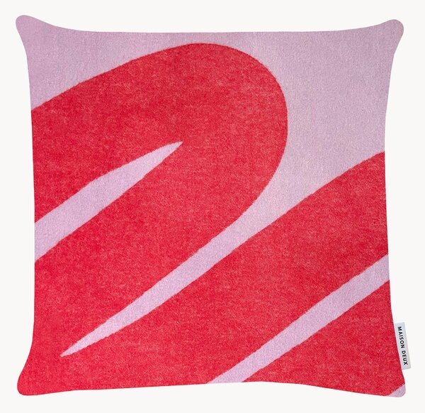 Copricuscino decorativo in lana neozelandese Swirl