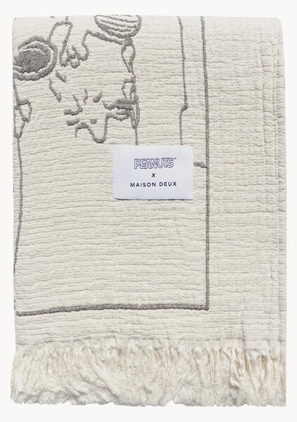 Coperta in cotone Peanuts Flight School