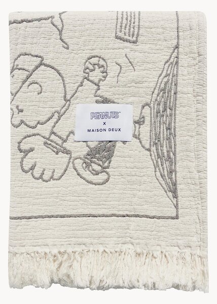 Coperta in cotone Peanuts Baseball