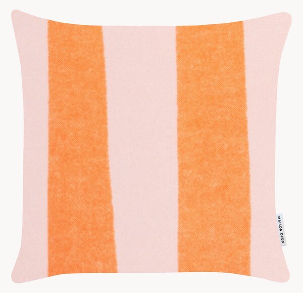 Copricuscino decorativo in lana neozelandese Rough Stripe