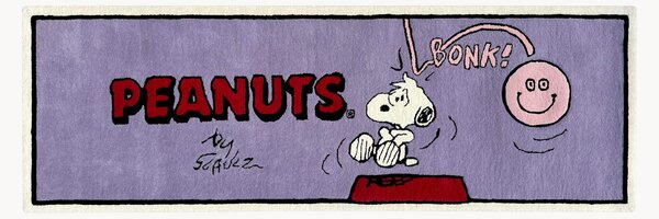 Tappeto in lana neozelandese Peanuts - Comic Moon