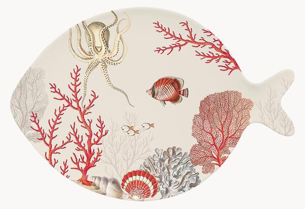 Piatto da portata in porcellana Coral Reef