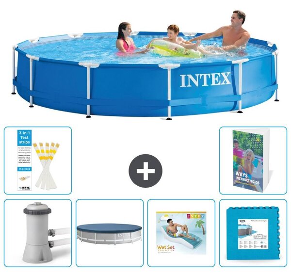 Piscina autoportante rettangolare - 366x76 cm - composta da 5 parti - modello S303