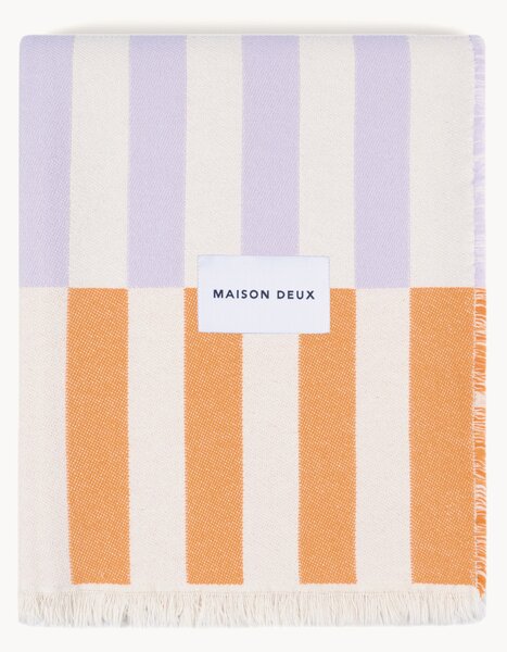 Coperta in cotone jacquard Tiles