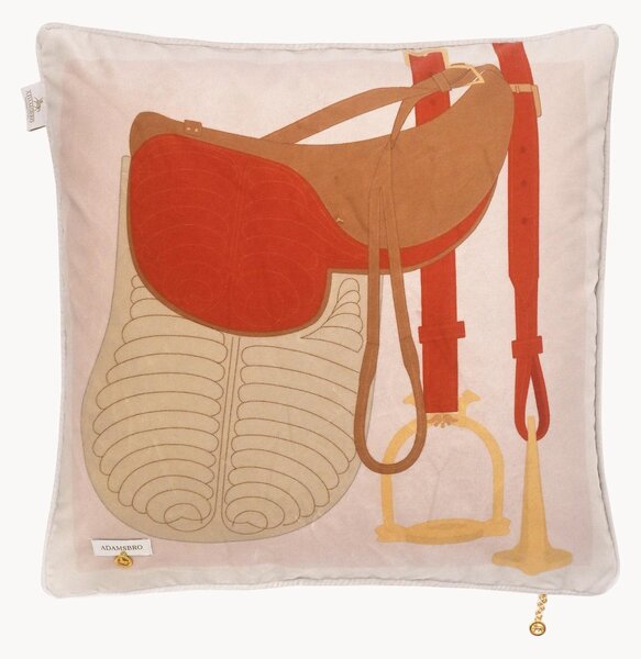Cuscino in velluto Heritage Saddle