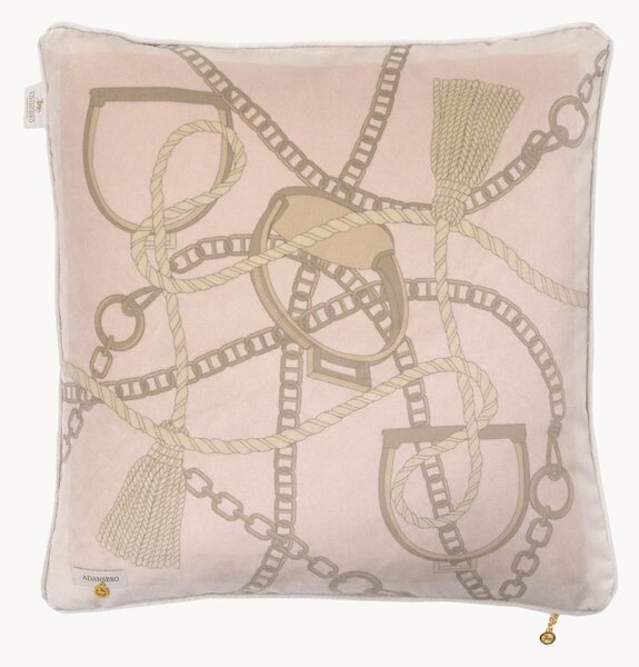 Cuscino in velluto Chain