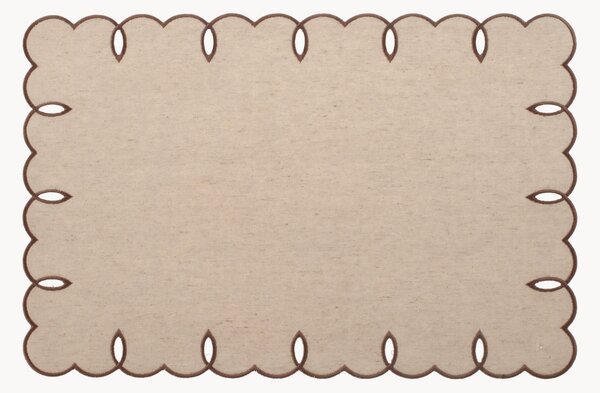 Set di 4 tovagliette americane in cotone Maria