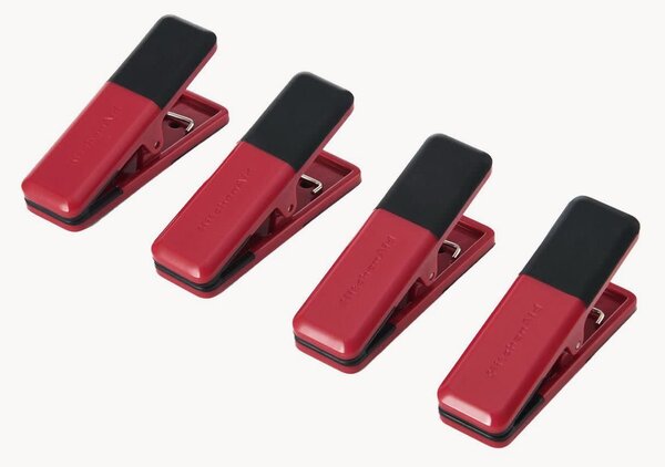 Set di 4 clip per alimenti Kitchenaid Empire Red