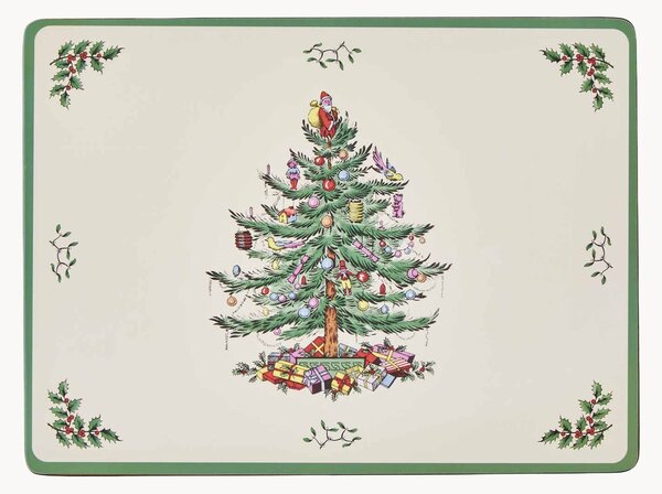 Set di 4 tovagliette americane grandi Christmas Tree Pimpernel
