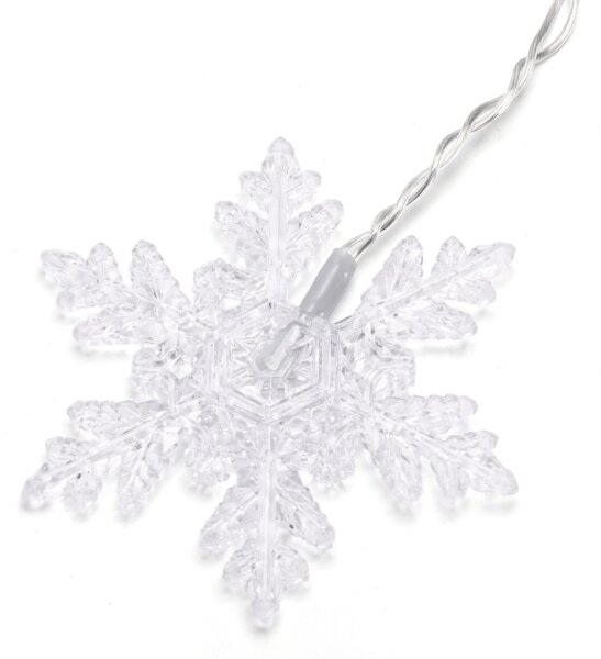 Aigostar - Catena luminosa natalizia LED per esterni 120 LED/6W/230V/8 funzioni 3x0,7m IP44 bianco caldo + telecomando