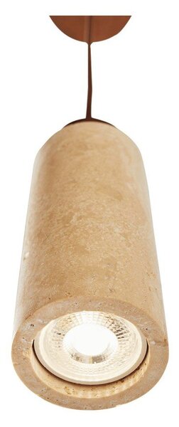 Lampadario beige con paralume in pietra ø 6,5 cm Selma – Opviq lights