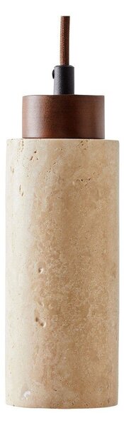 Lampadario beige con paralume in pietra ø 6,5 cm Selma – Opviq lights