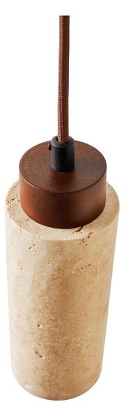 Lampadario beige con paralume in pietra ø 6,5 cm Selma – Opviq lights