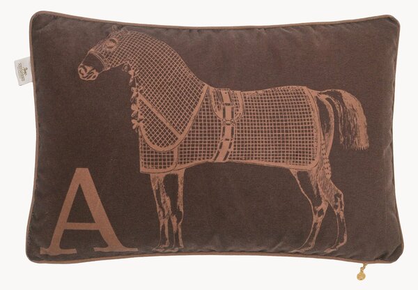 Cuscino in velluto Classic Horse