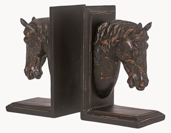 Set di 2 fermalibri Horse
