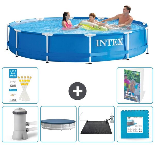 Piscina autoportante rettangolare - 366x76 cm - composta da 5 parti - modello S273