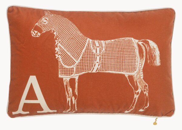 Cuscino in velluto Classic Horse