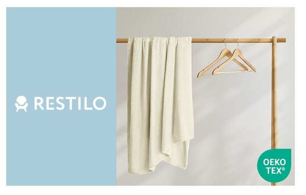 Coperta in microfibra color crema, 150 x 200 cm Henry - DecoKing