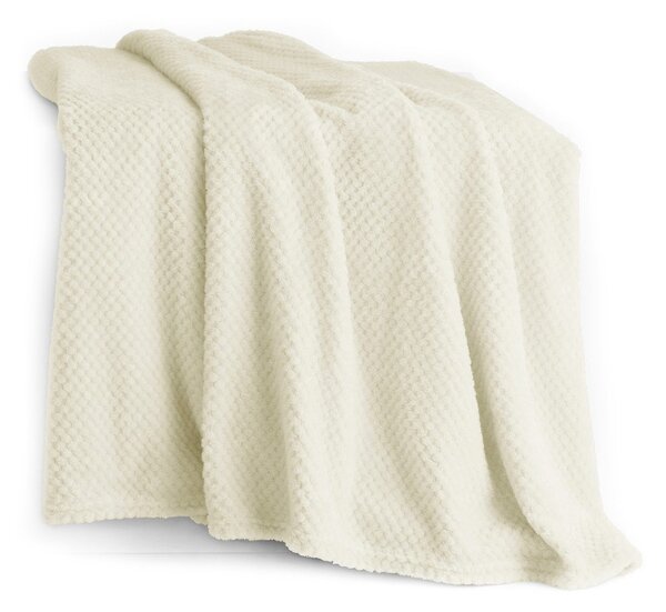 Coperta in microfibra color crema, 150 x 200 cm Henry - DecoKing