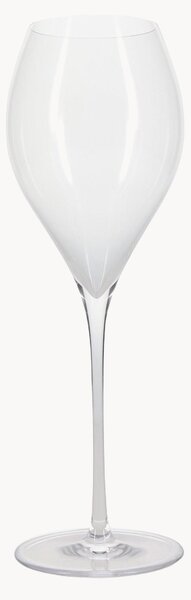 Set di 6 flute da champagne in cristallo Lux