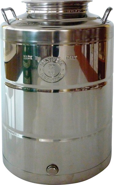 Belvivere Contenitore per Alimenti in Acciaio inox Capacit 50 litri