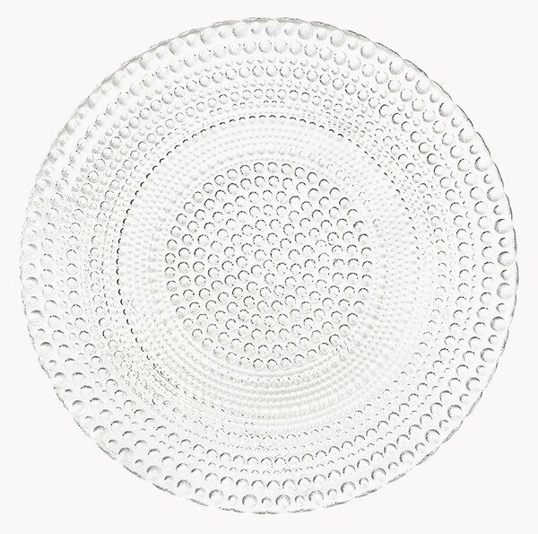 Set di 6 piatti fondi in vetro Venere