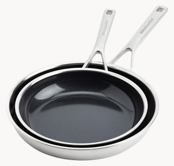 Set 2 padelle con rivestimento antiaderente Kitchenaid