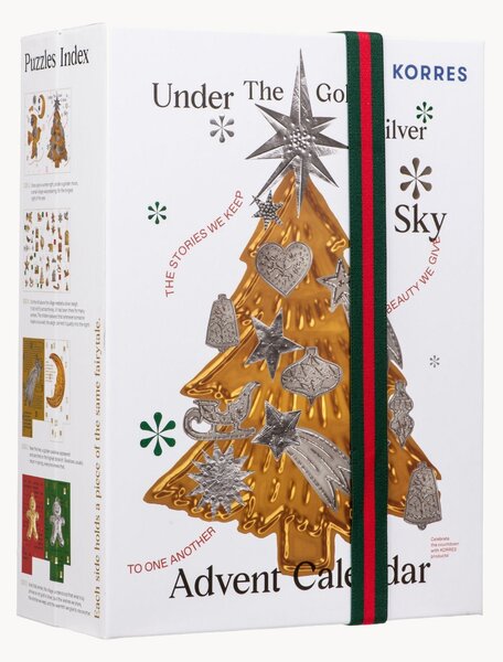 Calendario dell'Avvento Under the Gold & Silver Sky, set da 24