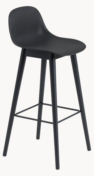 Sedia da bar in legno Fiber
