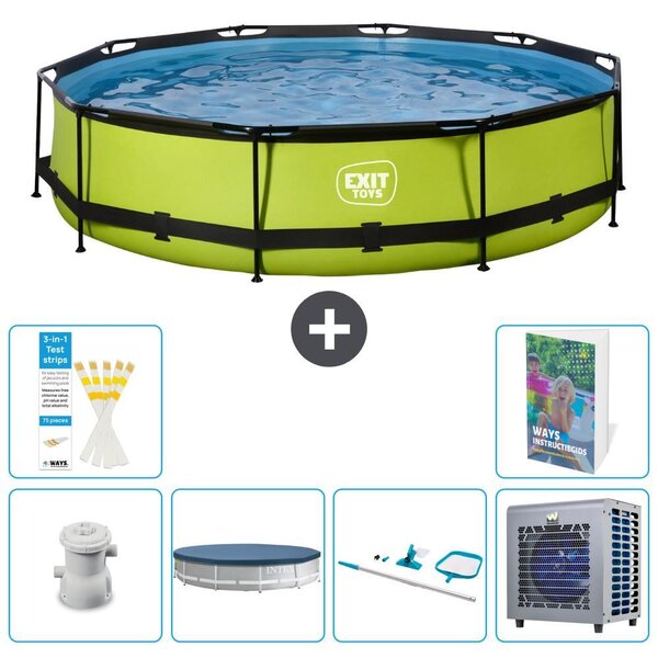 Piscina gonfiabile rettangolare - 360x76 cm - Set da 5 pezzi - Modello S283