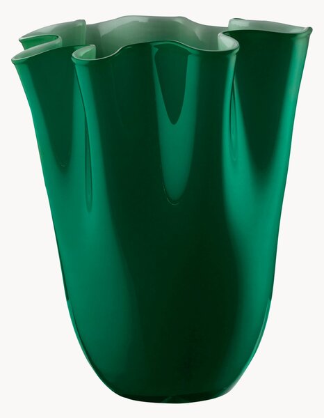 Vaso in vetro fatto a mano Wave, alt. 31 cm