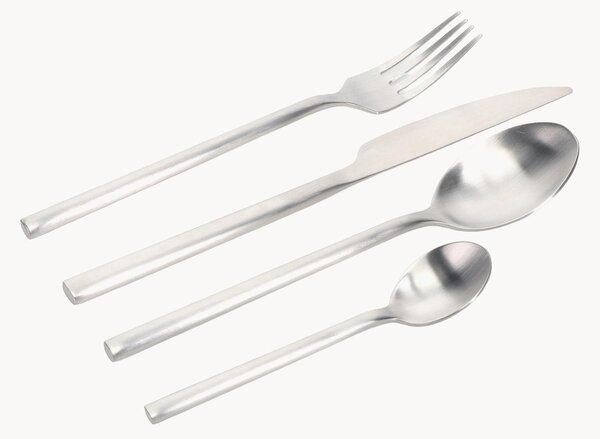 Set di 24 posate spazzolate Sane, 6 persone