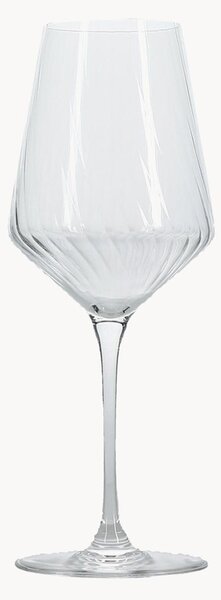 Set di 4 bicchieri da vino bianco in cristallo Robi