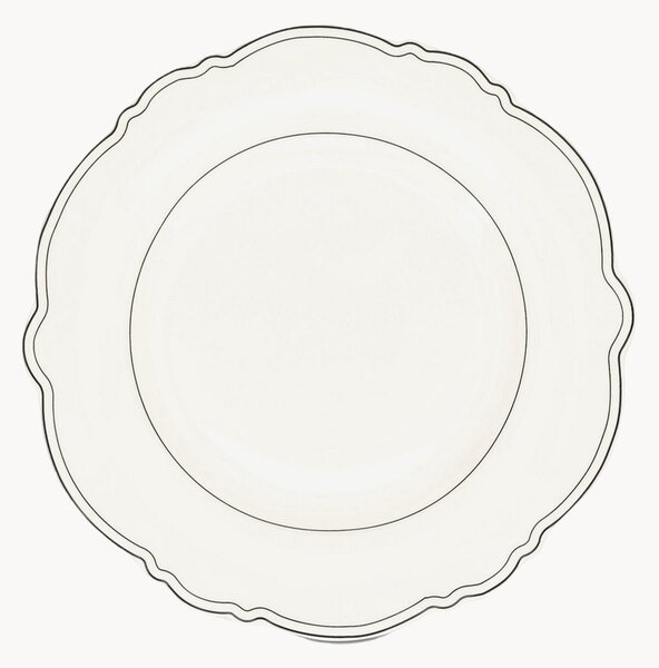 Set di 2 piatti da colazione in New Bone China Odette