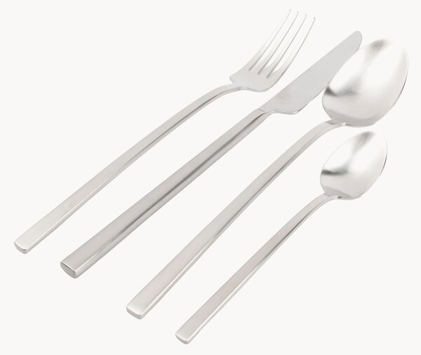 Set di 16 posate spazzolate opache Terno, 4 persone