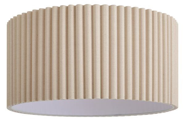 Paralume Japandi Lino Beige 50/50/25 - Singolo Smerlato