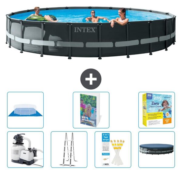 Ultra XTR Pool Rund - 610x122 cm - Piscina rotonda, composta da 6 parti, modello S546