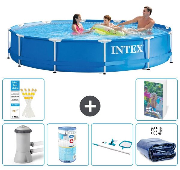 Piscina autoportante rettangolare - 366x76 cm - composta da 5 parti - modello S194