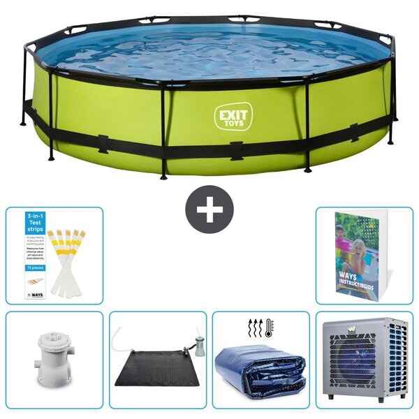 Piscina gonfiabile rettangolare - 360x76 cm - Set da 5 pezzi - Modello S216