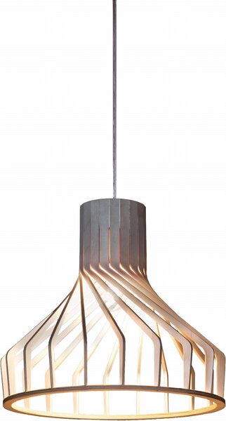 Lampadario BIO bianco in legno naturale 1xE27x40W, dimensioni: 150x38x38 cm, IP20, Nowodvorski Lighting