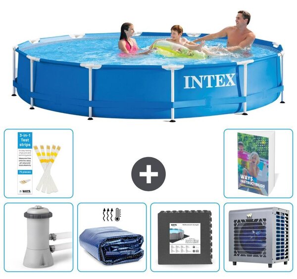 Piscina autoportante rettangolare - 366x76 cm - 5 pezzi - Modello S190