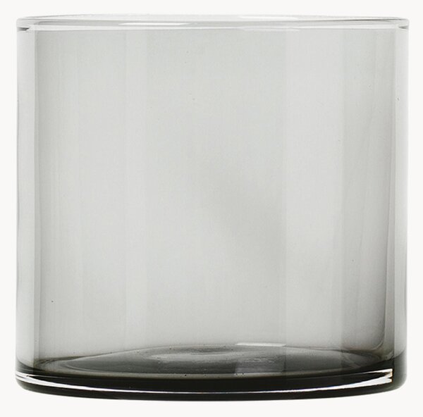 Set di 2 bicchieri acqua grigio Mera