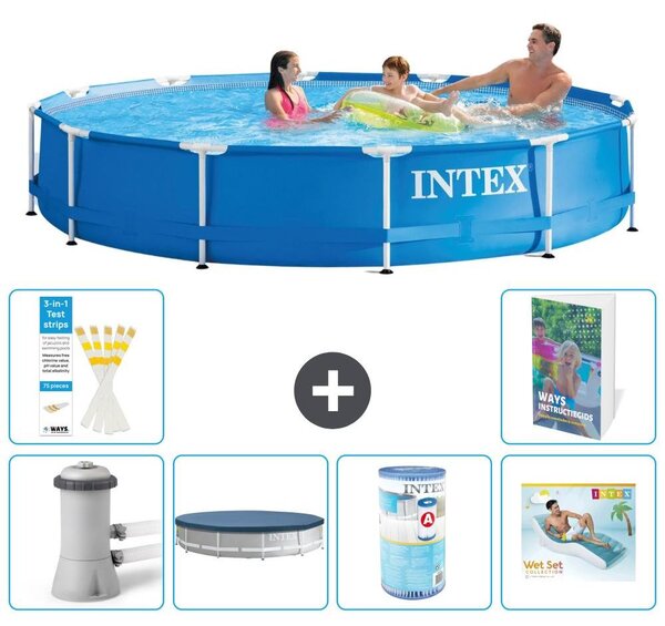 Piscina autoportante rettangolare - 366x76 cm - composta da 5 parti - modello S287
