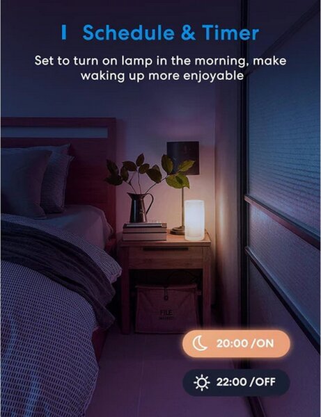 Meross MSL430HK Lampada da tavolo Smart RGBWW WiFi Homekit