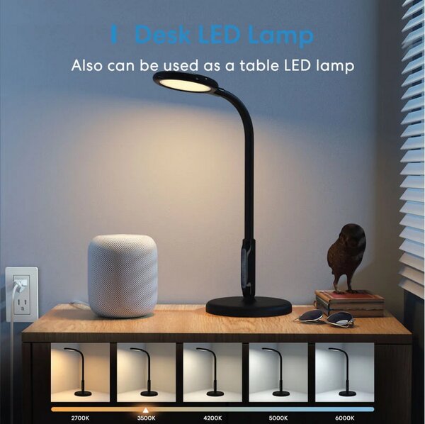 Meross MSL610HK Lampada da terra Smart 3 in 1 CCT temperatura colore regolabile WiFi Homekit