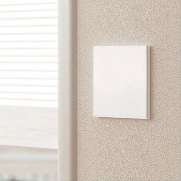 Meross MRS100HK Controller tapparelle Smart Interruttore touch 2 tasti da parete WiFi Homekit