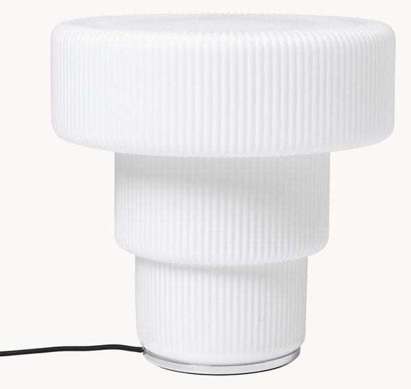 Lampada da tavolo a LED in vetro soffiato Ripple
